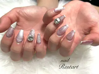 セミロング Restart YURIのネイルデザイン