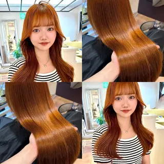セミロング カラー 韓国系レイヤー特化 hiroのヘアスタイル