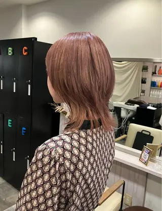 ミディアム カラー 清村 和音のヘアスタイル