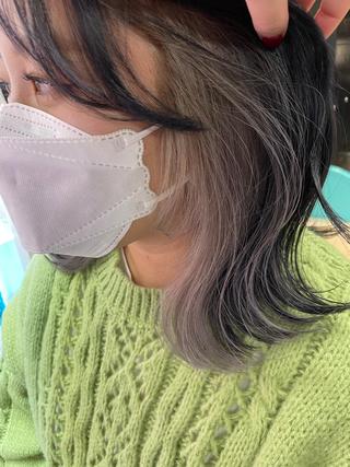 カラー デザインカラー／ 梶本 乃梨叶のヘアスタイル
