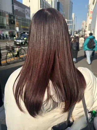 ミディアム カラー モデル募集中 涼梨紗のヘアスタイル