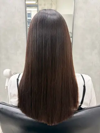 ロング カラー すぐ巻ける縮毛矯正 🍀勝倉　麗のヘアスタイル