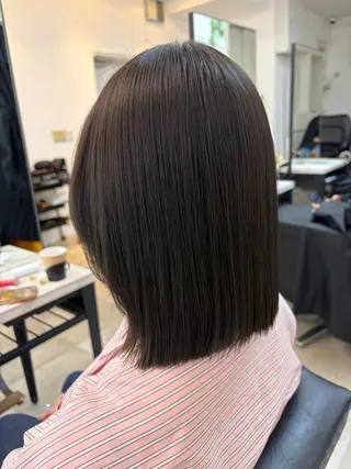 ミディアム カラー 🥀韓国ヘア🥀 宮津真菜のヘアスタイル