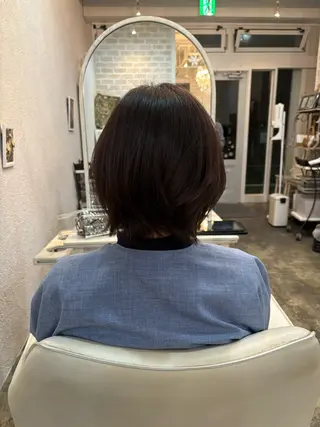 ミディアム 山﨑彩乃 🫧 髪質改善✨️のヘアスタイル