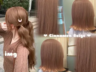 ミディアム カラー 🫧🧸カラーヘアメ 🫧MIO🧸🫧のヘアスタイル