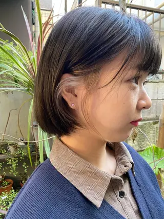 ミディアム カラー Moca 〰️のヘアスタイル