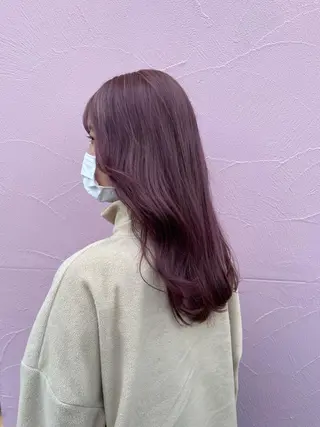 カラー ブリーチ/韓国 ひなたのヘアスタイル