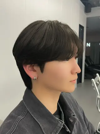メンズ アイカ🐺 メンズ韓国ヘアのヘアスタイル