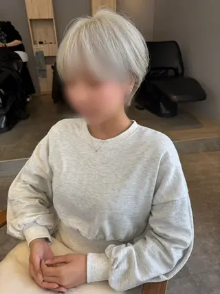 ショート 赤み消し×髪質改善 🍏上田晃司のヘアスタイル
