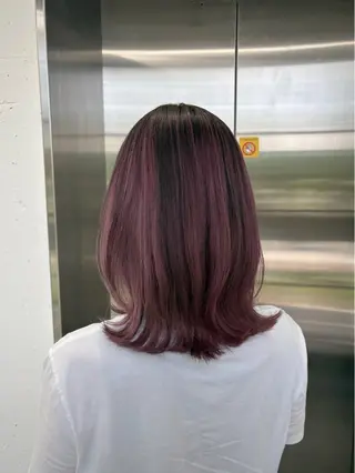 ミディアム カラー 🌟ゆりあ🌟 JILLSTUDIOのヘアスタイル