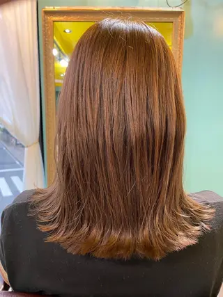 ミディアム 末石 智のヘアスタイル