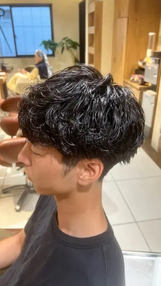 パーマ メンズ 新宿/メンズパーマ/ メンズ特化/和田瑞生のヘアスタイル