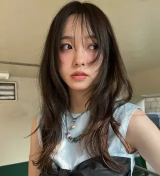 ロング カラー ハッシュカット カシマハヤトのヘアスタイル