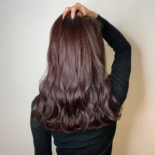 セミロング カラー マツオカ マコのヘアスタイル