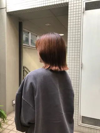 ミディアム 竹内 絢香のヘアスタイル