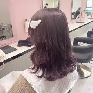 セミロング カラー ヘアアレンジ 〈公式〉🕯️ BABY上野🕯️のヘアスタイル