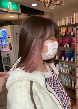 ミディアム カラー 矢野 晃平のヘアスタイル