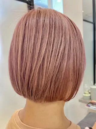 ショート カラー LiTA 浜線店 かなえみゆうのヘアスタイル