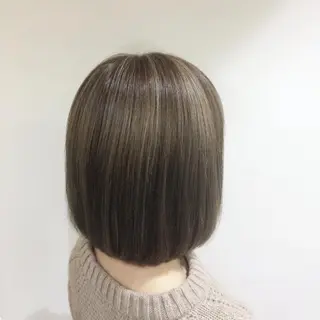 ショート カラー 髪質改善カラー韓国風 レイヤーtudaのヘアスタイル