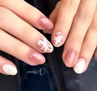 ネイル 大人可愛いネイル🎗 Hinaのネイルデザイン