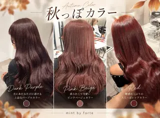 ロング カラー ゆりな🦕マツパ🫧 マツエク/髪質改善✨のマツエク・マツパデザイン