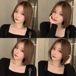 ショート カラー 🦋韓国風レイヤー/ 艶髪矯正🦋凛太郎のヘアスタイル