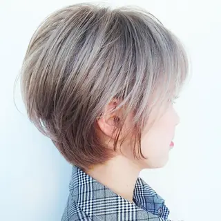 ショート カラー 髪質改善🌸縮毛矯正 専門家💖後藤のヘアスタイル