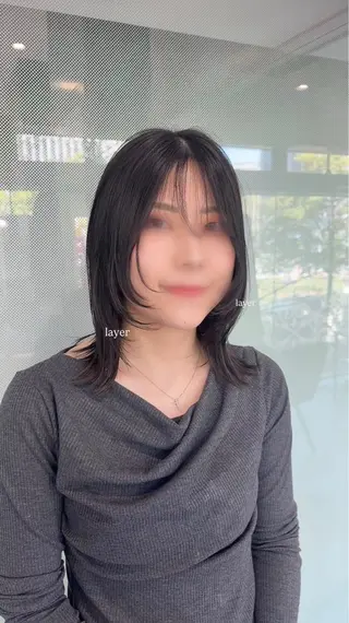 ミディアム 坂本奈都美/Jr.s 🎀のヘアスタイル