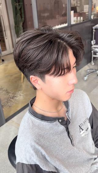 ショート パーマ メンズ メンズパーマ 山口大輝のヘアスタイル