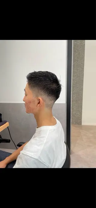 ショート メンズ 萩森 龍也のヘアスタイル