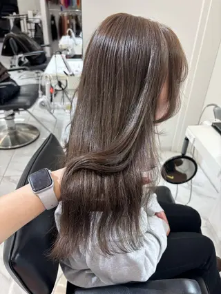 ミディアム カラー 🩶大人韓国ヘア 渋谷/Satsukiのヘアスタイル