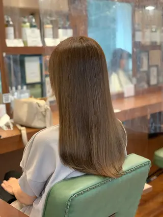 ロング カラー 髪質改善/縮毛矯正 鈴木裕介のヘアスタイル