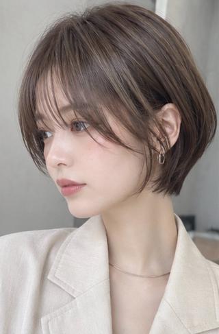 ショート カラー 無料募集/大人可愛い ショートカット 日向のヘアスタイル