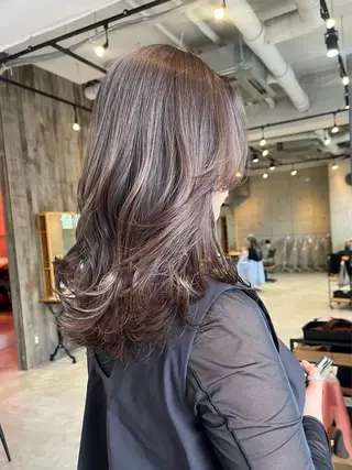 ロング カラー haruka ♡レイヤー/透明感のヘアスタイル