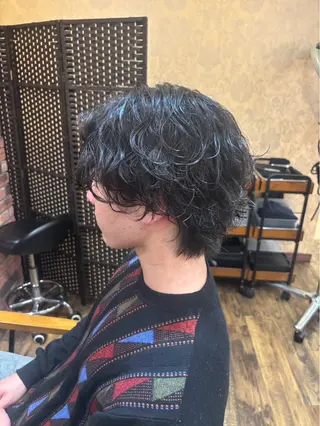パーマ メンズ 菅野 涼 ARTS litaのヘアスタイル