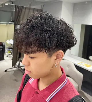 パーマ メンズ 京都河原町 メンズパーマ助川龍哉のヘアスタイル