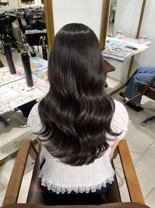 ロング 韓国風・透明感・艶髪 🩵Hanaka◝✩のヘアスタイル