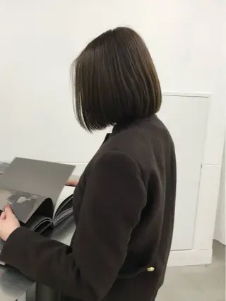 ショート カラー 透明感艶カラー/ リュウジンキョウカのヘアスタイル