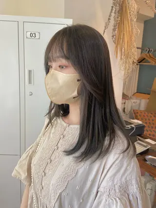 ロング カラー なかむら ゆきのヘアスタイル