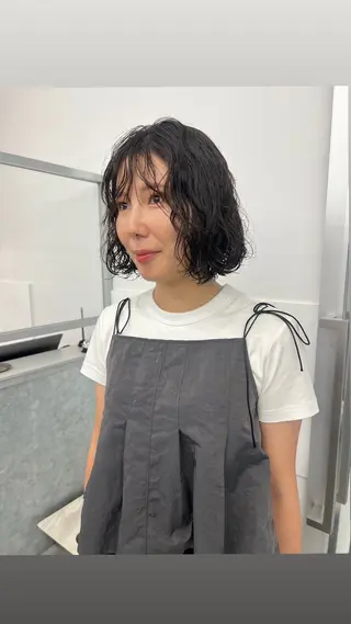 ショート ボブ/パーマ 🐕🦺Nagiのヘアスタイル