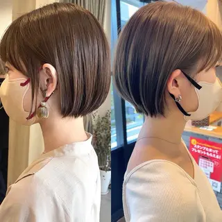ショート aimu/レイヤー/ カラー/髪質改善のヘアスタイル