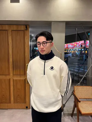 メンズ エルロン 川上のヘアスタイル