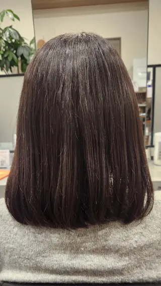 パーマ ミディアム 橘 莉穂のヘアスタイル