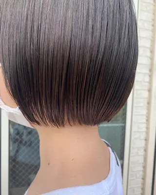 ショート 縮毛矯正 松崎祥のヘアスタイル
