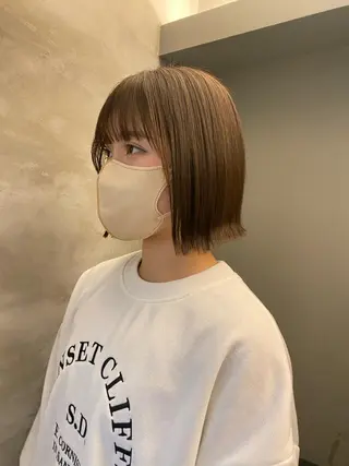 ショート ムナカタ アカリのヘアスタイル
