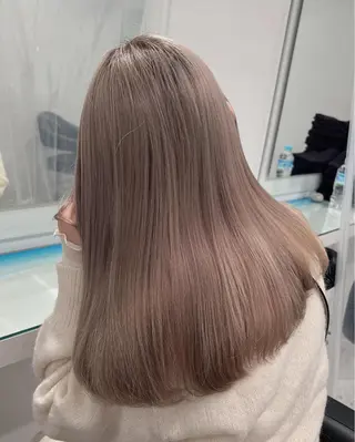 ロング カラー ヘアアレンジ ダブルカラー｜ なおき｜池袋美容師のヘアスタイル