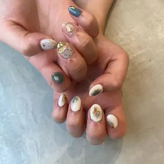 ネイル 鎌田 玲奈のネイルデザイン