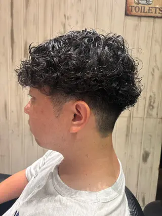 ショート パーマ 松井 悠希のヘアスタイル