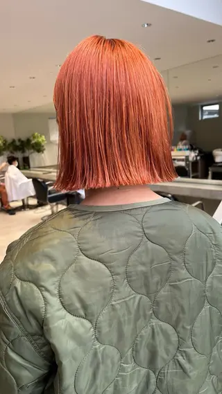 ミディアム リコ🩵 ショートカットのヘアスタイル