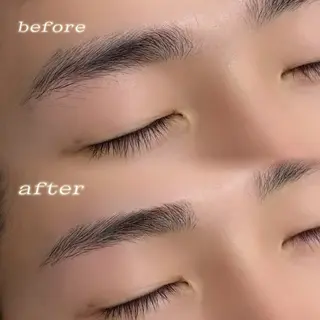 メンズ アイブロウ H eyelash RIRIKA🎀🫧のマツエク・マツパデザイン